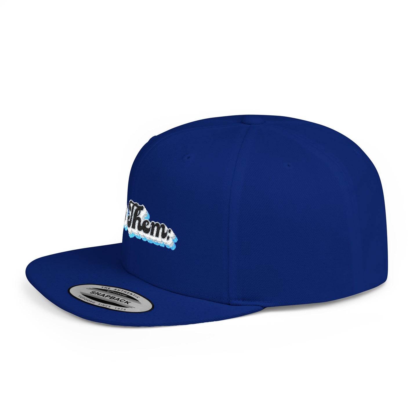 "Let Them;" Wave Flat Bill Snapback Hat - Stylish Beach Vibes for Summer Adventures