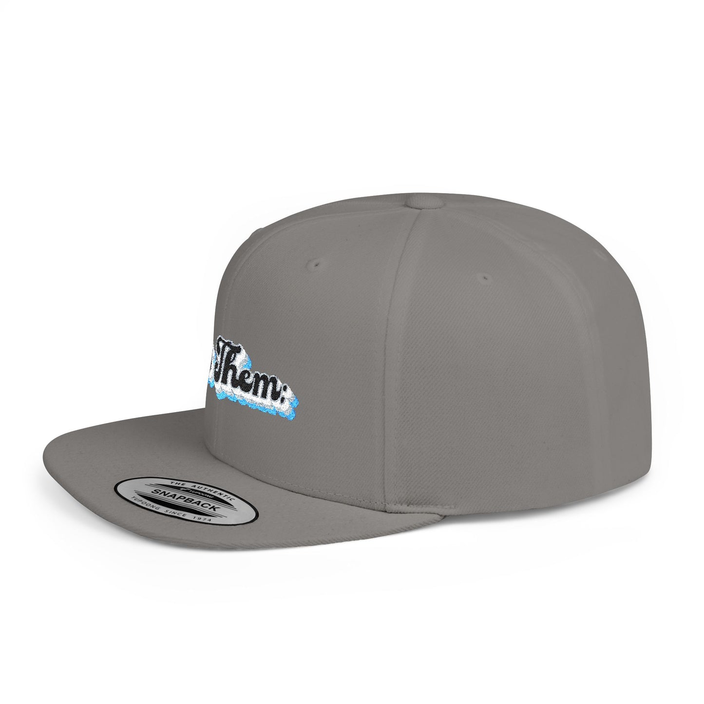 "Let Them;" Wave Flat Bill Snapback Hat - Stylish Beach Vibes for Summer Adventures