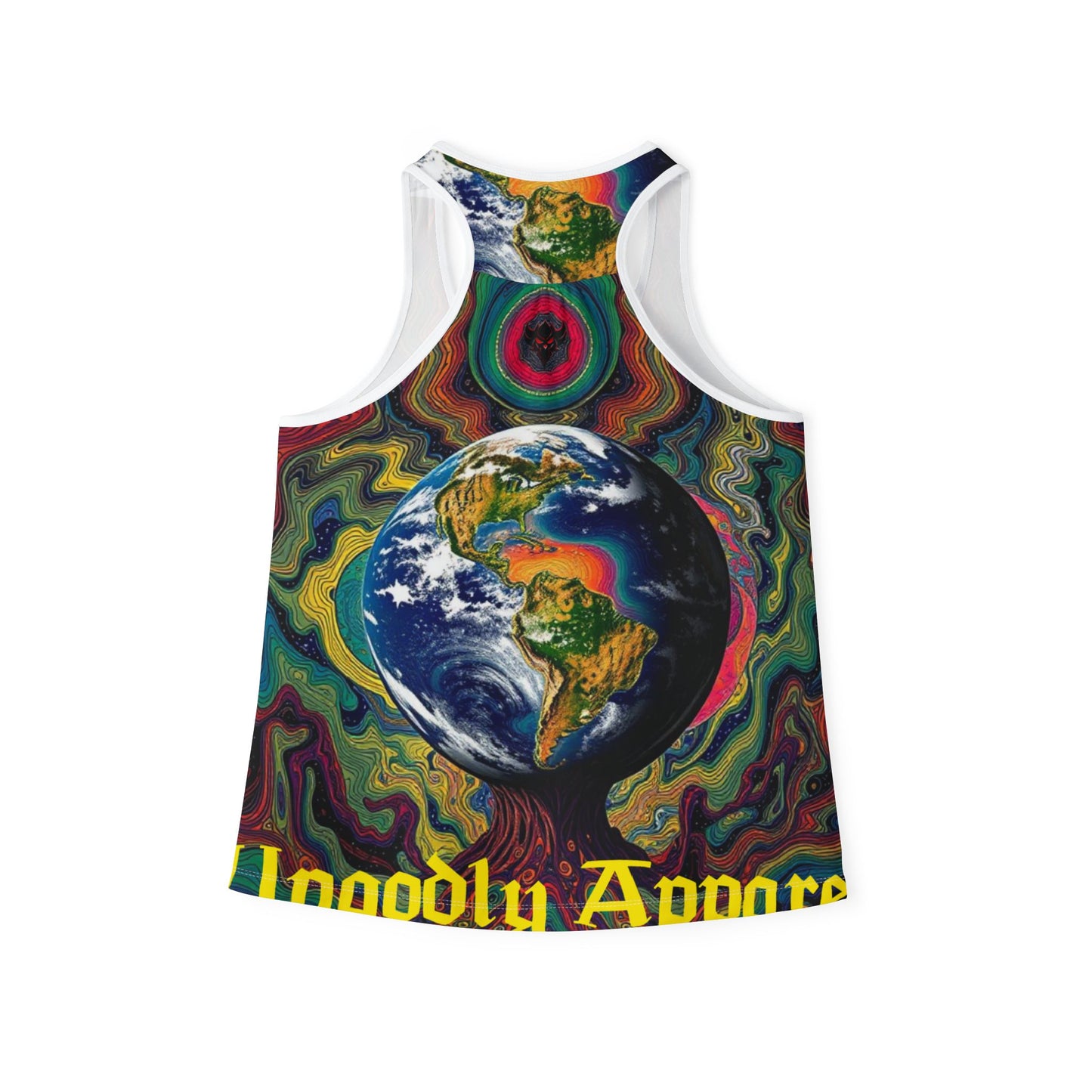 Colorful Earth Graphic Women's Tank Top - Ungodly Apparatus Design