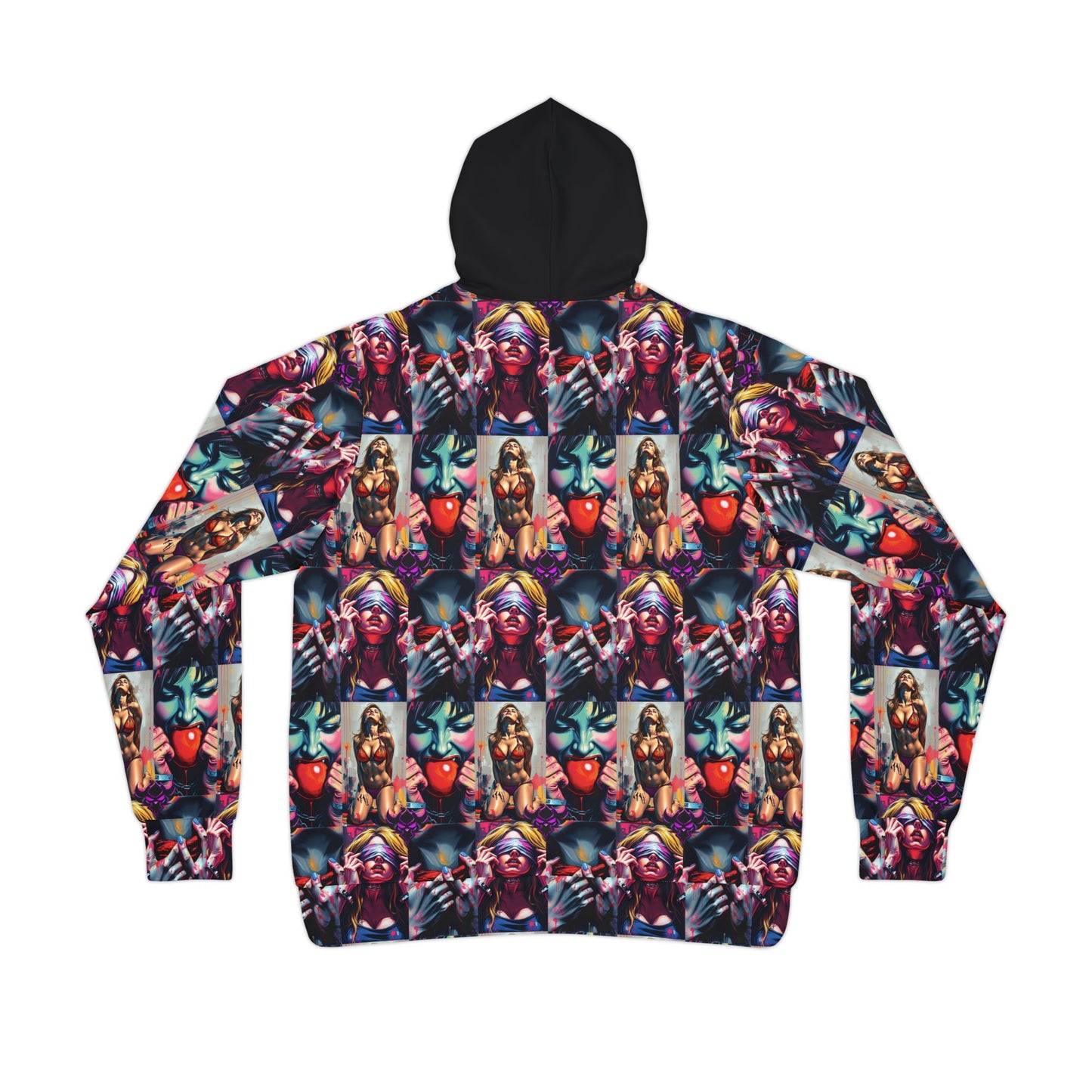 "Ungodly Kinks" Vibrant Graphic Athletic Hoodie - Uniquely Stylish & Comfortable