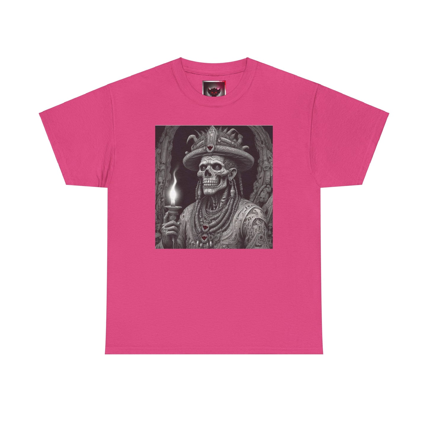 Mystical Hoodoo Skeleton Graphic Unisex Heavy Cotton T-Shirt