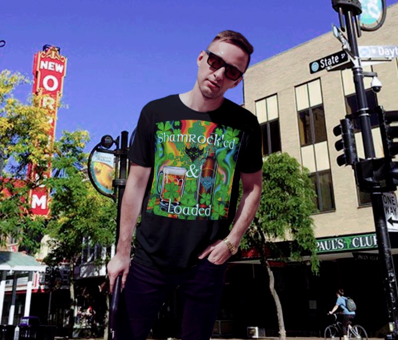 "Shamrocked & Loaded" Unisex Heavy Cotton Tee - Perfect for St. Patrick's Day Celebrations