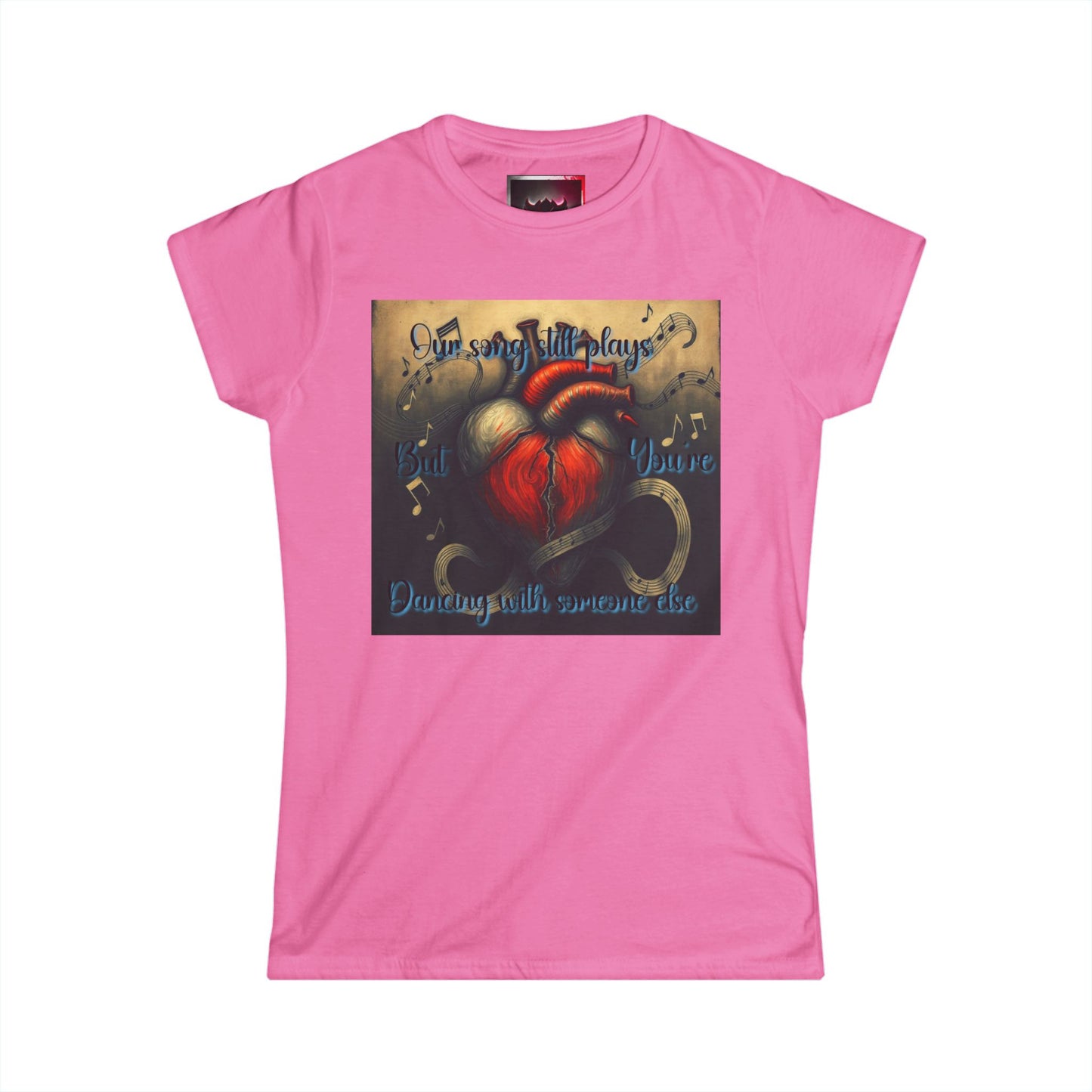 Heartfelt Women's Softstyle Tee - 'Our Song' Music Design