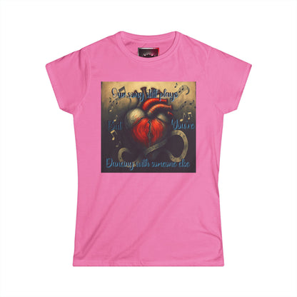 Heartfelt Women's Softstyle Tee - 'Our Song' Music Design