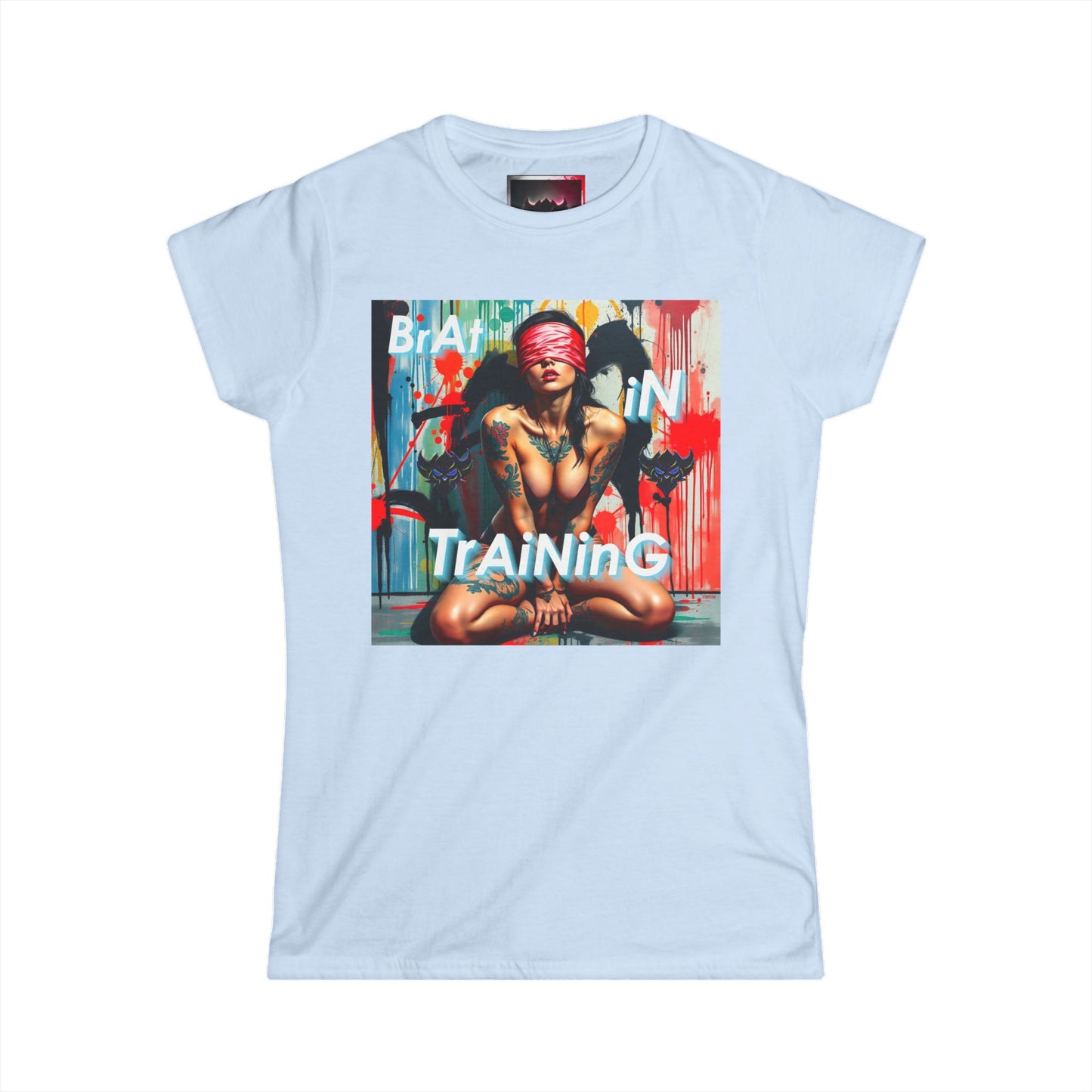 "Brat in Training" Women's Softstyle Tee - Trendy Graphic Tee for Casual Wear