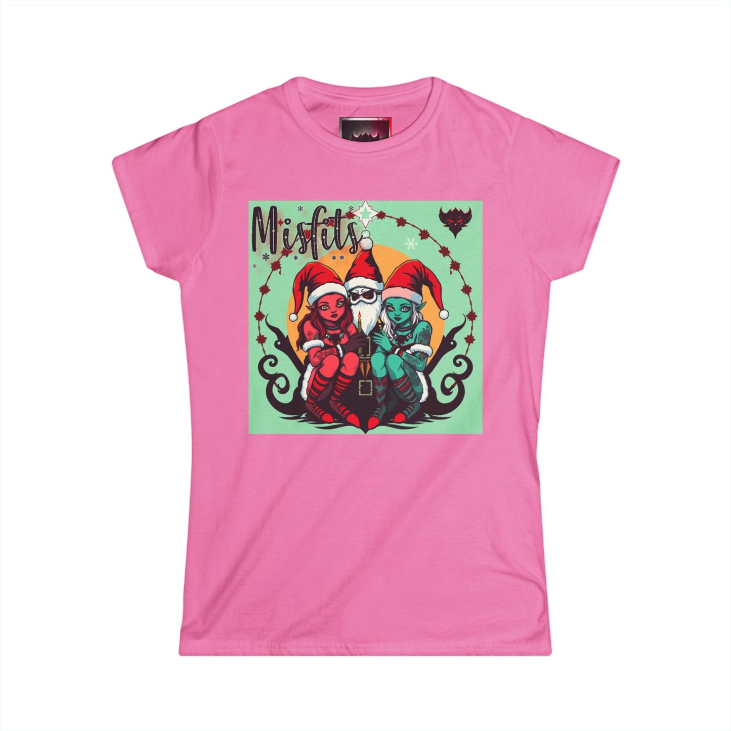 Holiday Misfits Graphic T-Shirt for Women – Fun and Colorful Festive Shirt