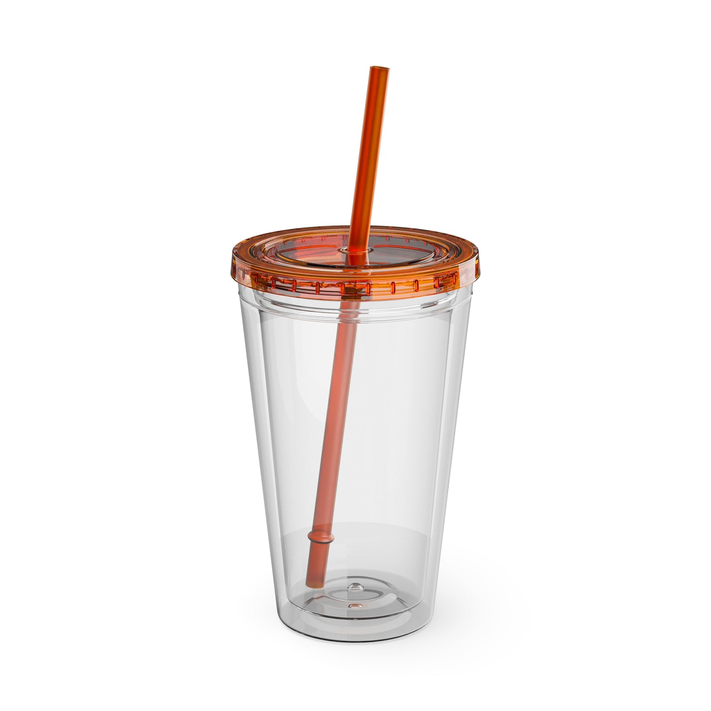 Chill of Darkness-Sunsplash Tumbler with Straw | 16oz Vibrant Drinkware for Dark Aesthetic Lovers