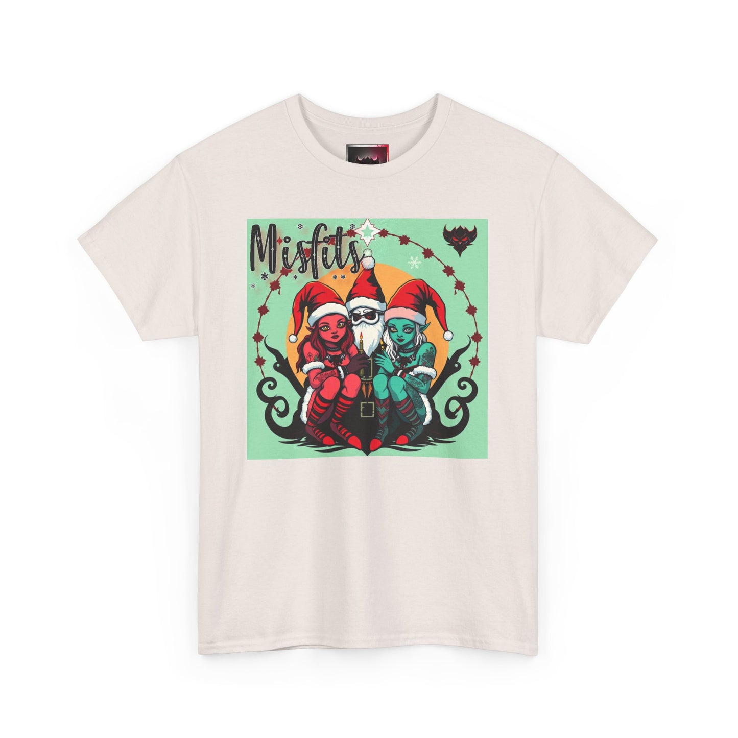 Couple of Misfits Holiday Unisex Heavy Cotton T-Shirt - Fun & Festive T-Shirt for Fans