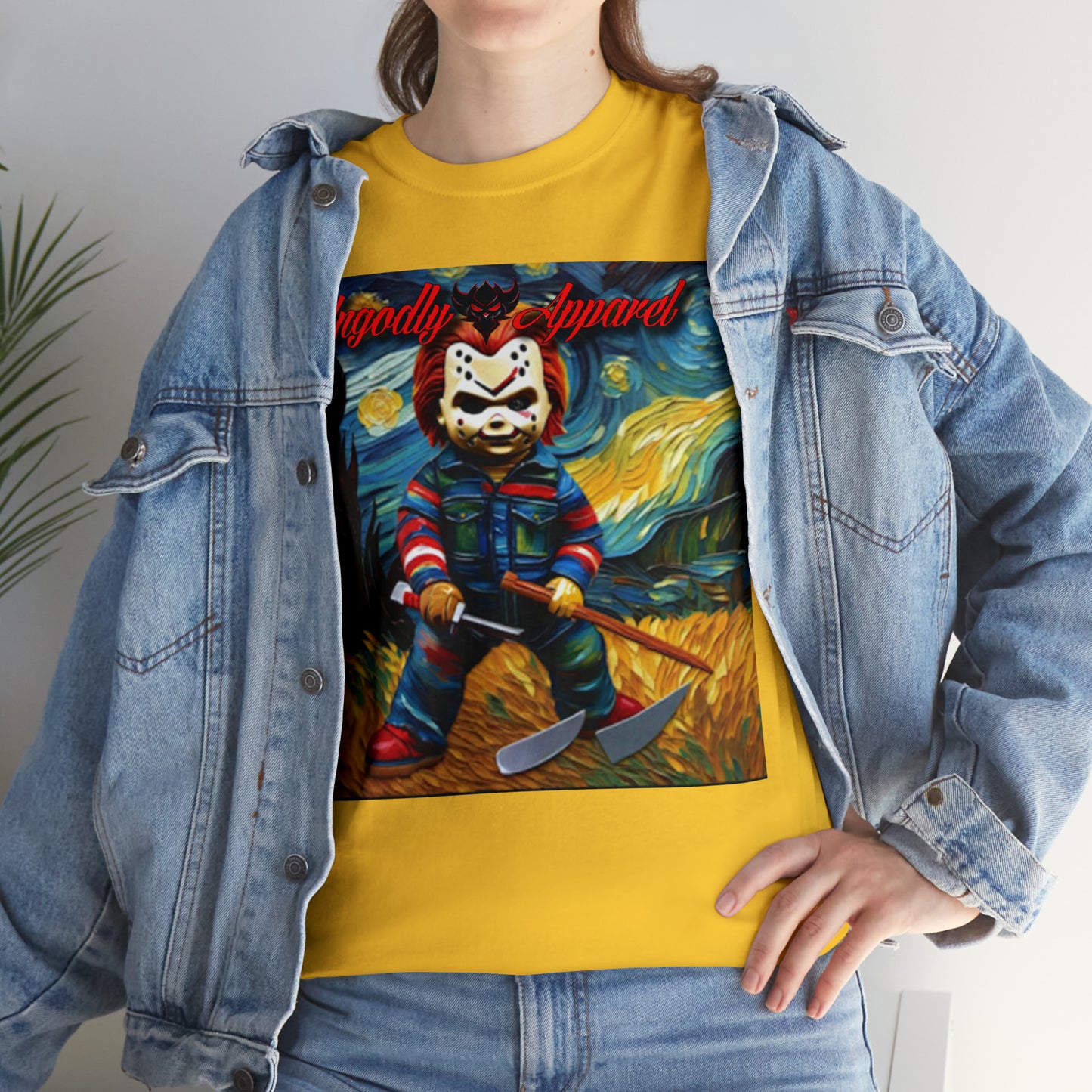 "Chucky/Jason Starry Night" T-Shirt