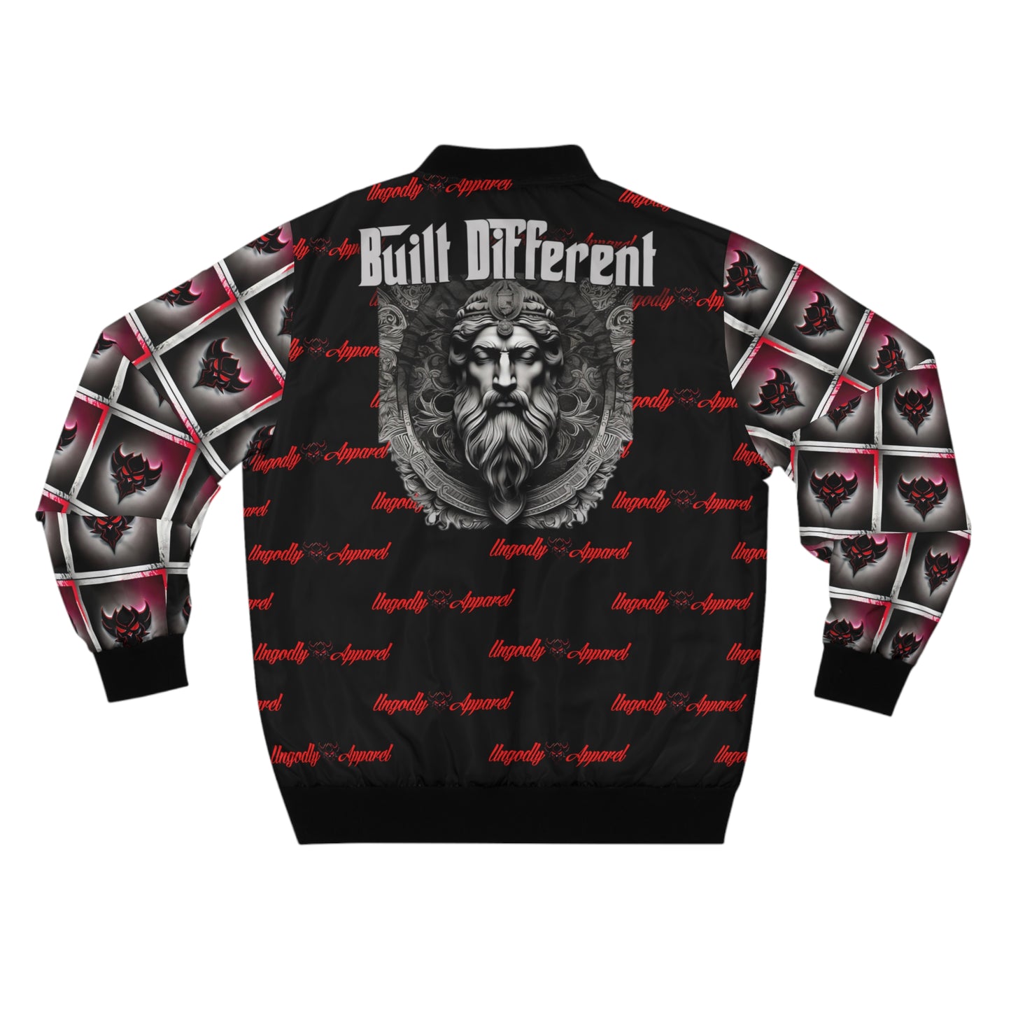 Men's "Built Different x Ungodly Apparel Mash-Up" Bomber Jacket