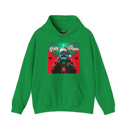 Big Papa Santa Unisex Hoodie - Festive Holiday Sweatshirt for Christmas Celebration