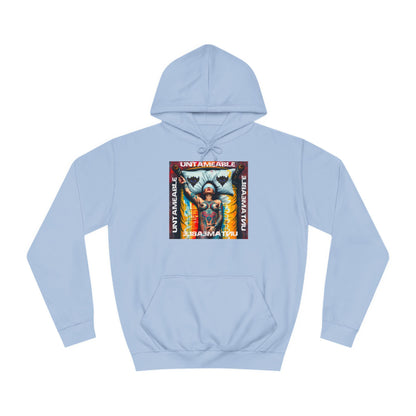 Unisex College Hoodie - 'Untameable' Graphic Design for Trendy Comfort