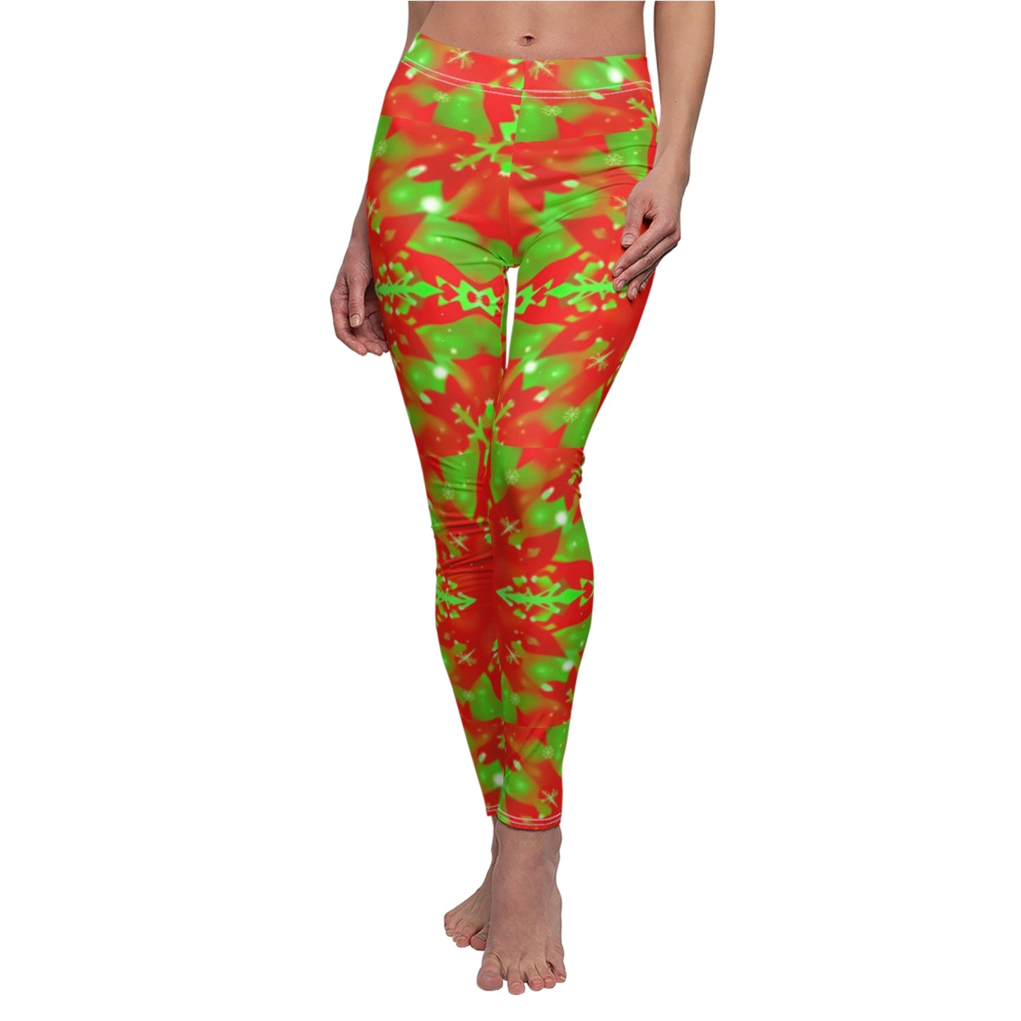 Festive Holiday Patterned Leggings for Women