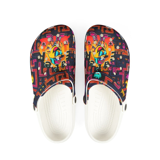 "Eater" Colorful Cartoon EVA Foam Rubber Shoes - Comfortable Casual Footwear