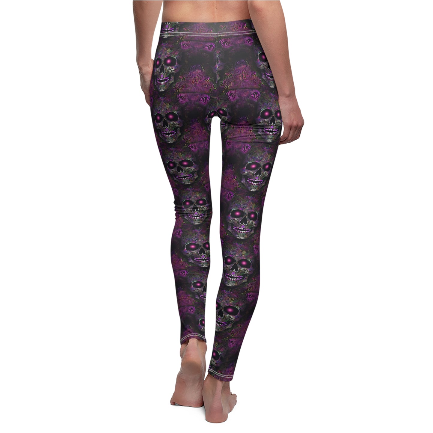 Women's "Trippy Skull" Leggings