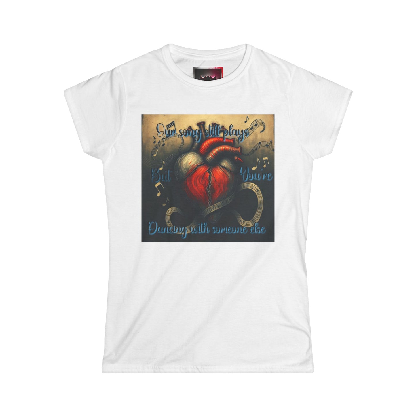 Heartfelt Women's Softstyle Tee - 'Our Song' Music Design