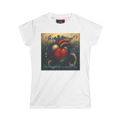 Heartfelt Women's Softstyle Tee - 'Our Song' Music Design