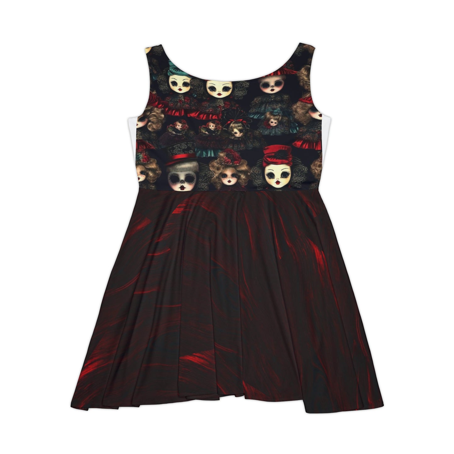 Women's "Creepy Doll" Skater Dress