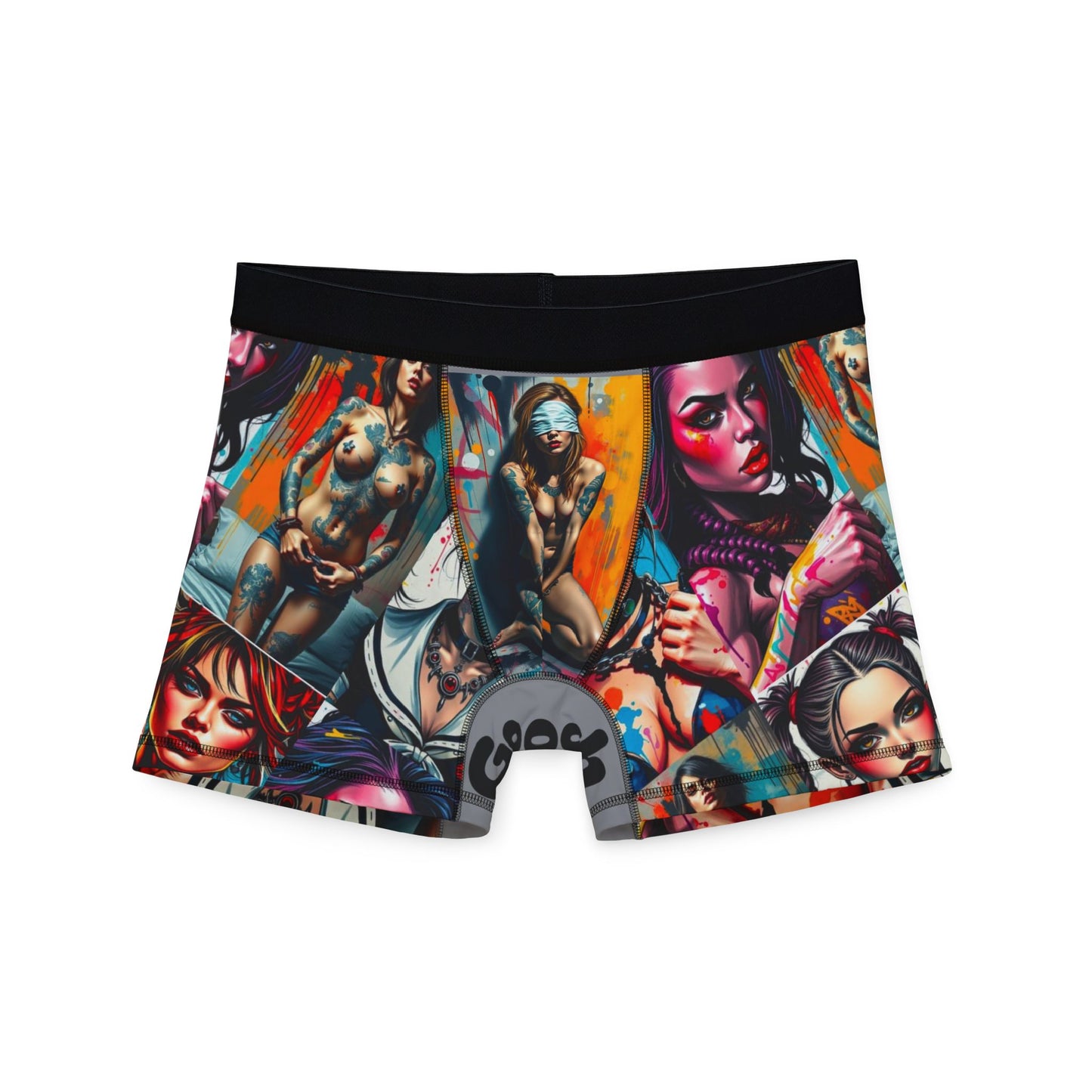 Bold Art Men's Boxers -"Fetish" Colorful Graphic Design for Comfortable Style