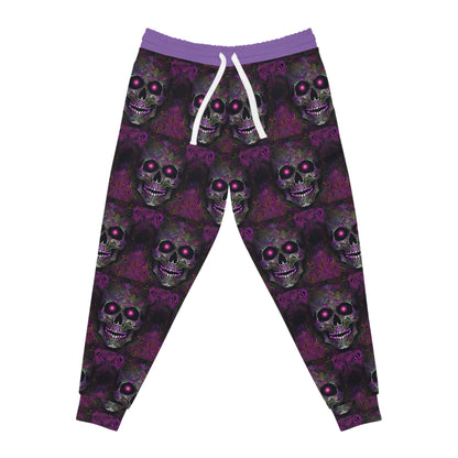 Purple Skulls Joggers