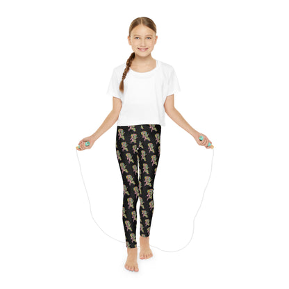 Youth "Zombie Unicorn Dabbing" Leggings