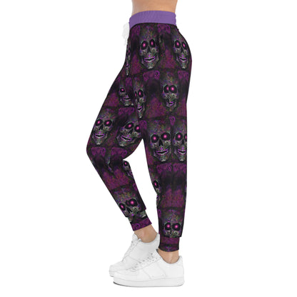 Purple Skulls Joggers