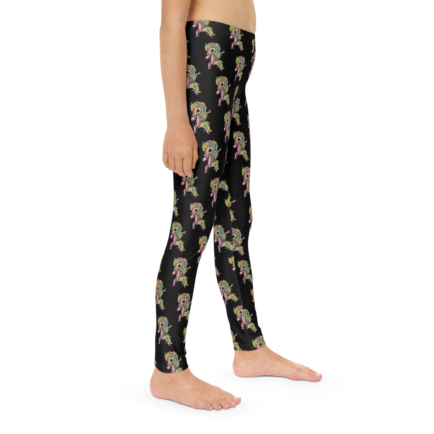 Youth "Zombie Unicorn Dabbing" Leggings