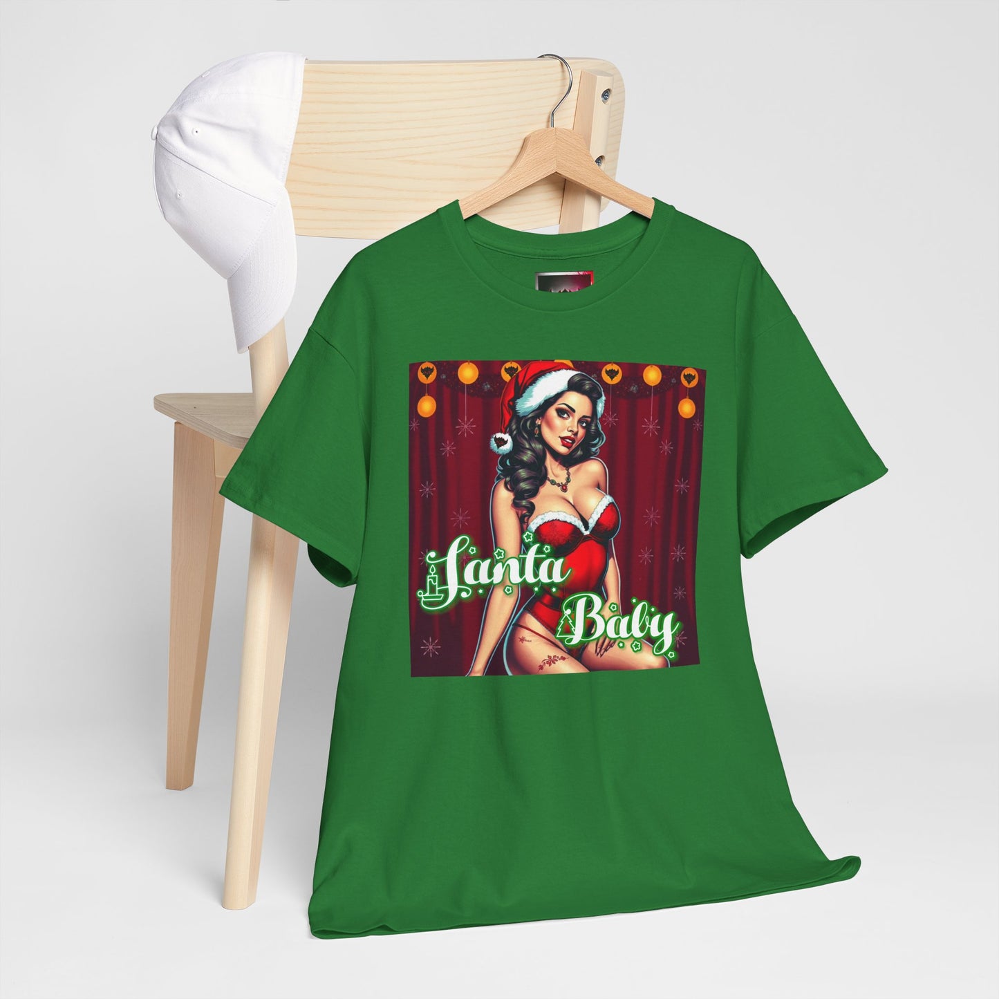 Santa Baby Unisex Heavy Cotton T-Shirt | Festive Holiday Shirt