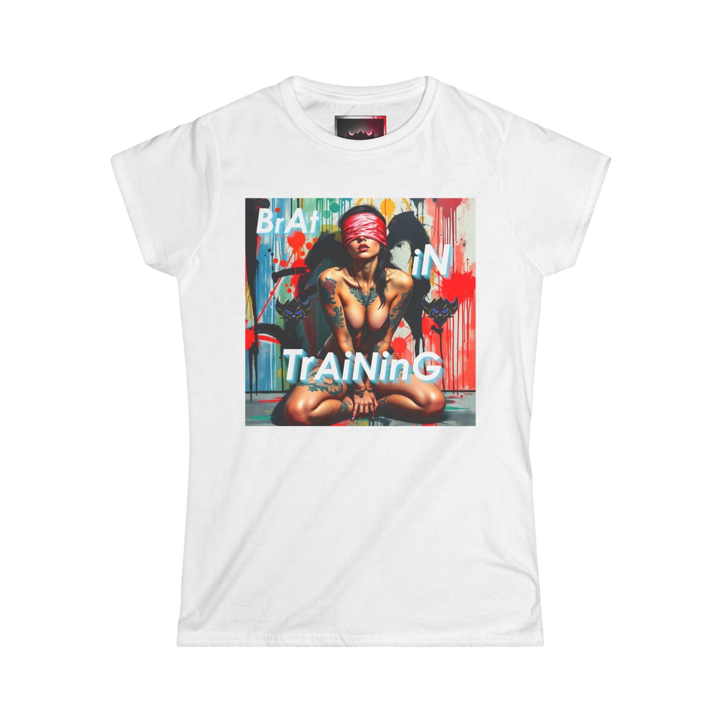 "Brat in Training" Women's Softstyle Tee - Trendy Graphic Tee for Casual Wear