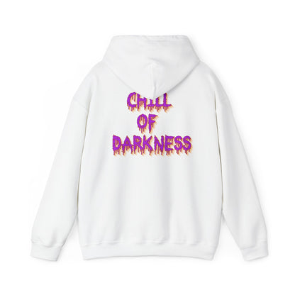 Chill of Darkness Hoodie - Unisex Heavy Blend™ Sweatshirt with Demon Design