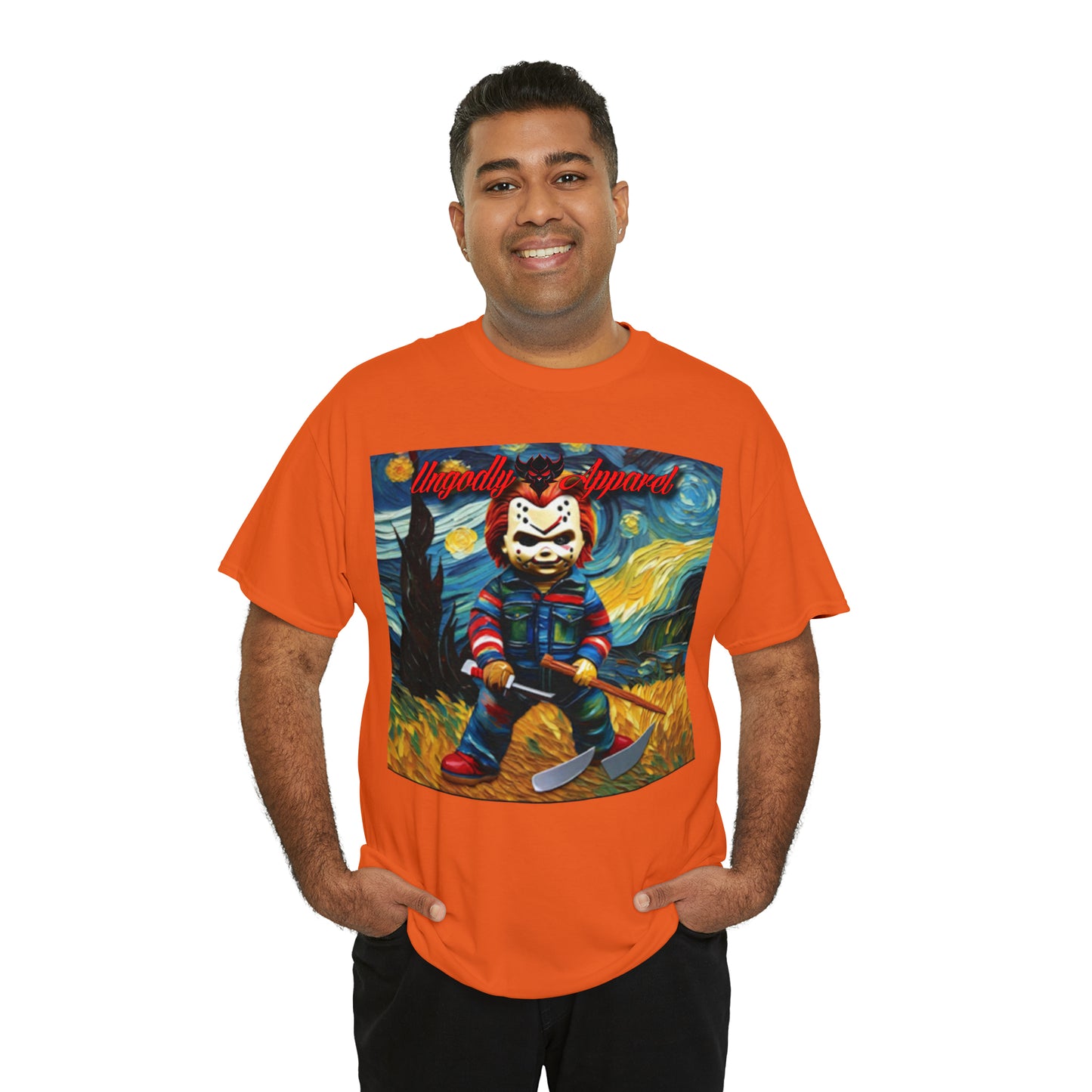 "Chucky/Jason Starry Night" T-Shirt