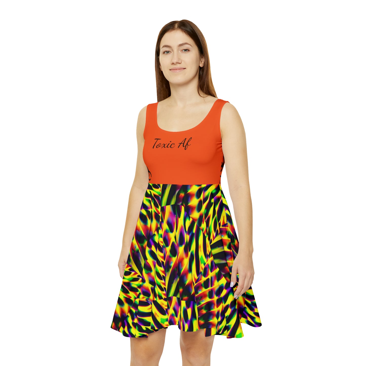 Women's "Toxic Af" Skater Dress