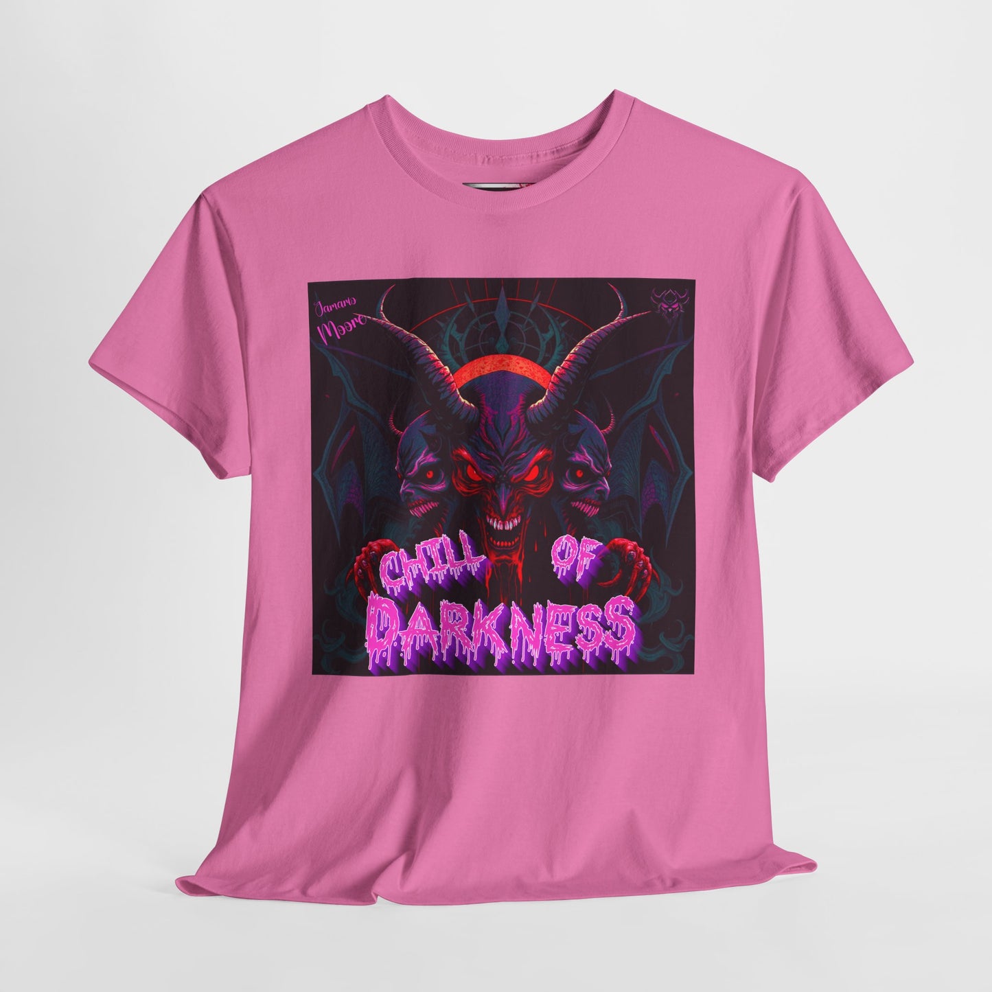 'Chill of Darkness' Graphic Unisex Heavy Cotton T-Shirt