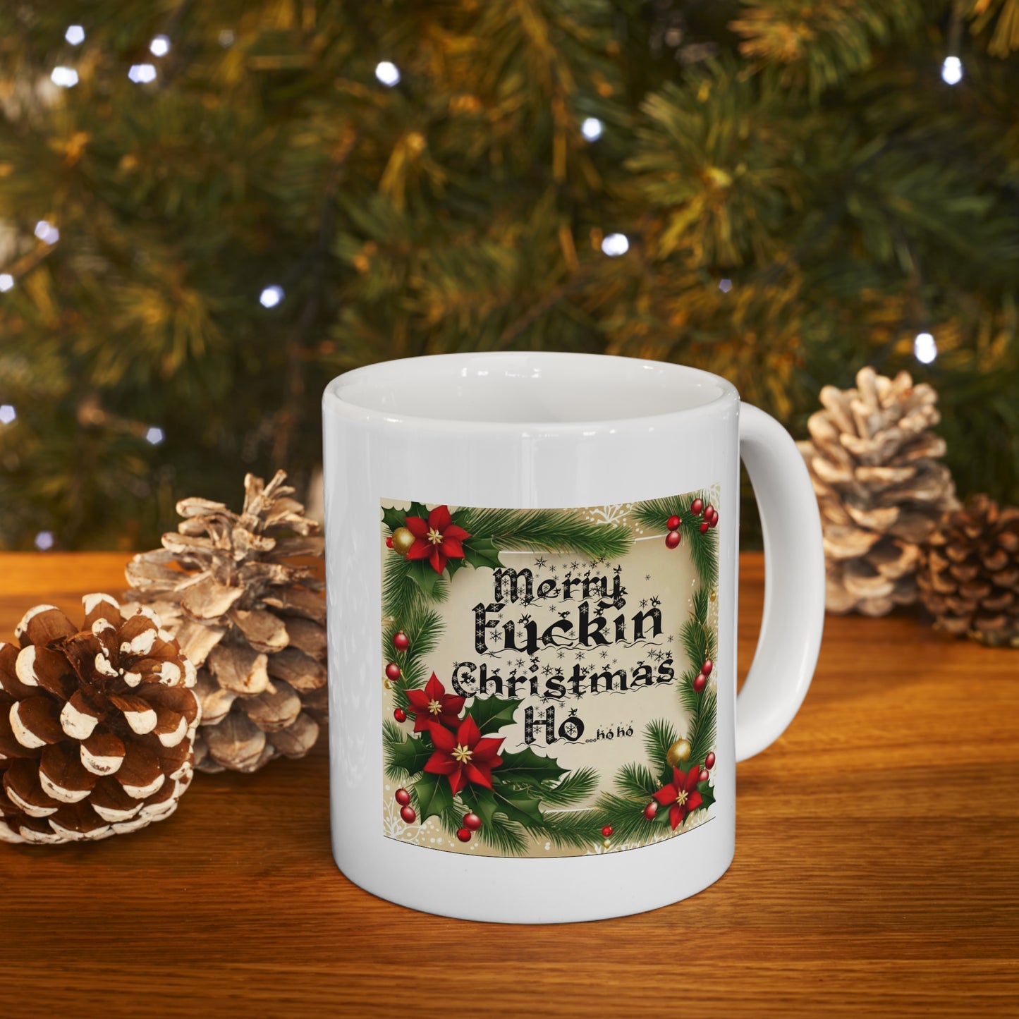 Ceramic "Merry F*ckin Christmas" Mug