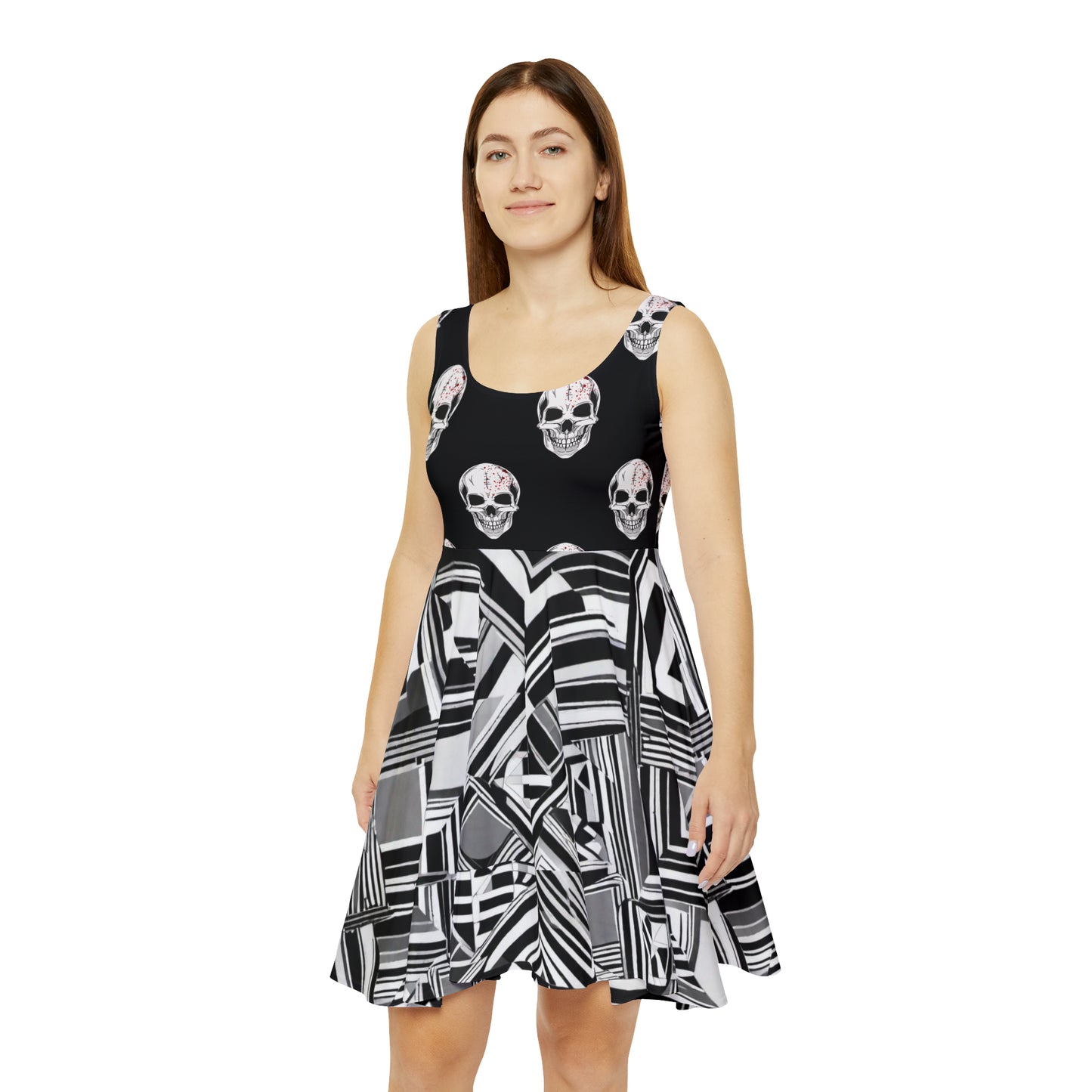 Women's "Skull" Skater Dress