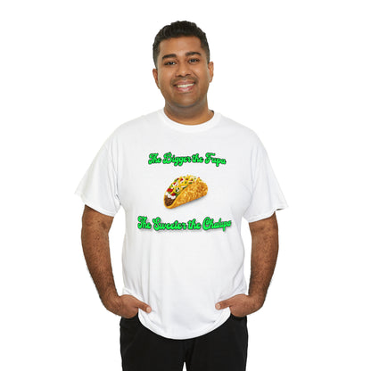 "The bigger the fupa, the sweeter the chalupa" T-Shirt