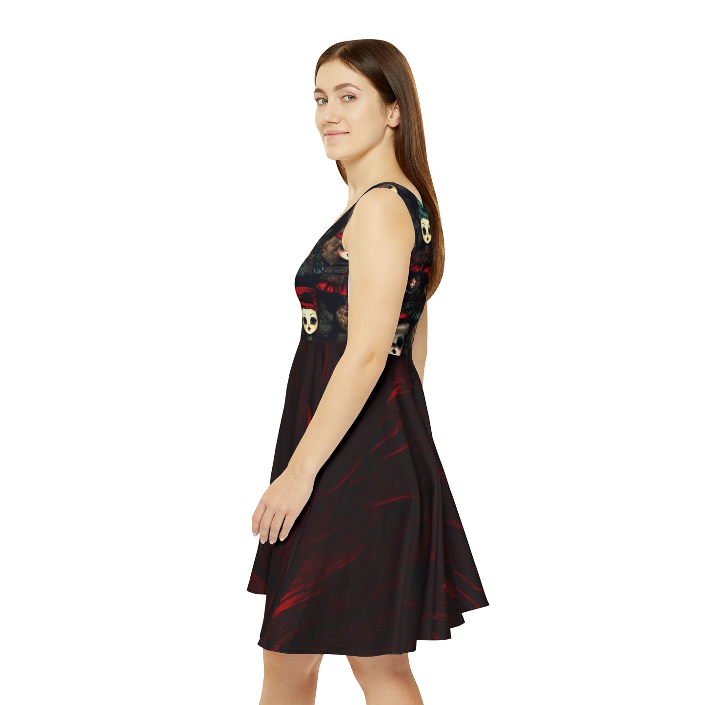 Women's "Creepy Doll" Skater Dress