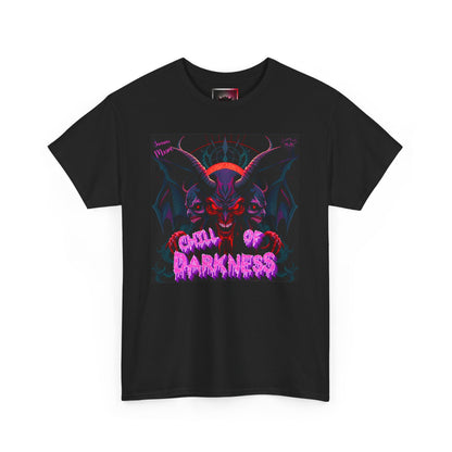 'Chill of Darkness' Graphic Unisex Heavy Cotton T-Shirt