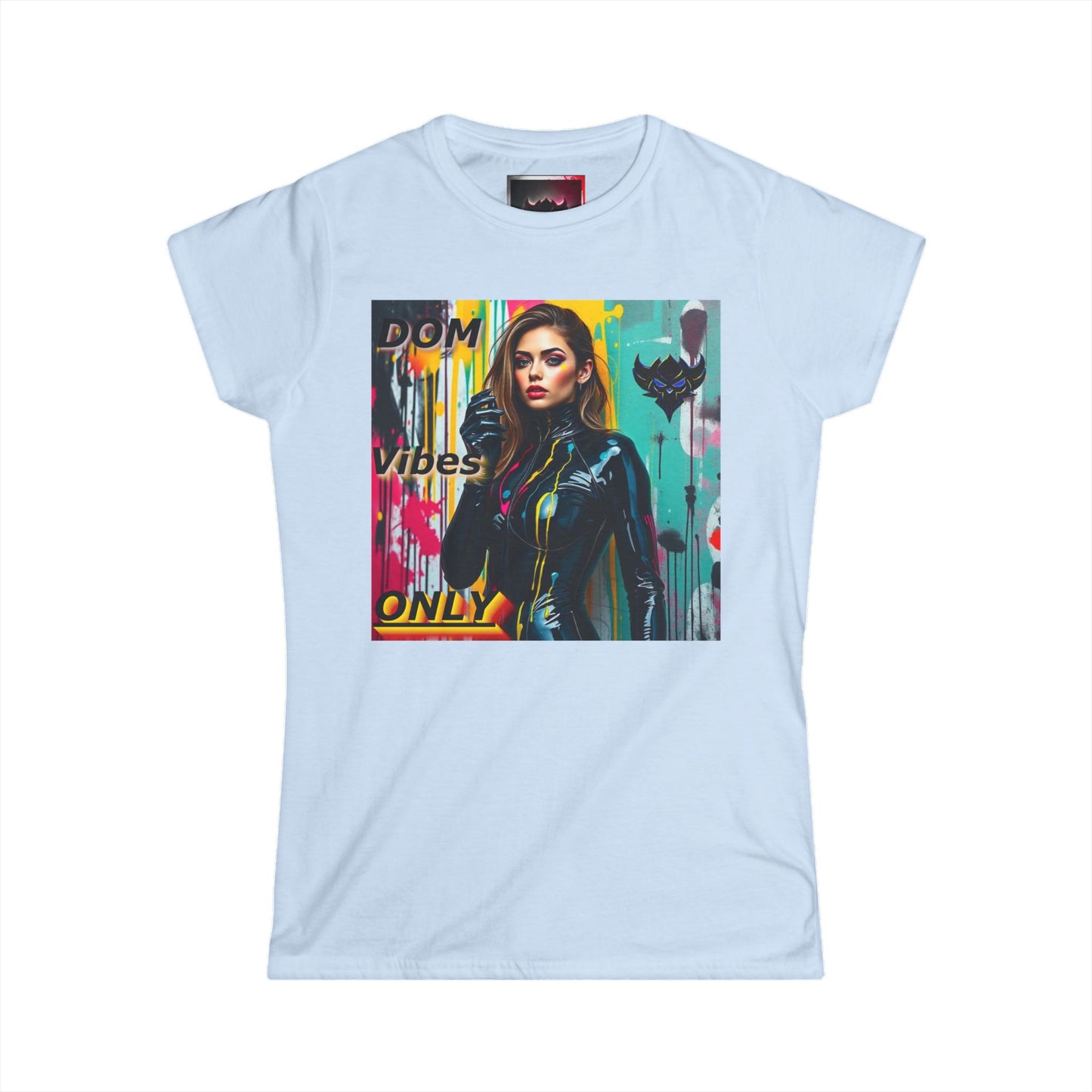 "Dom Vibes" Women's Softstyle Tee - Bold Graphic Tee for Confident Women