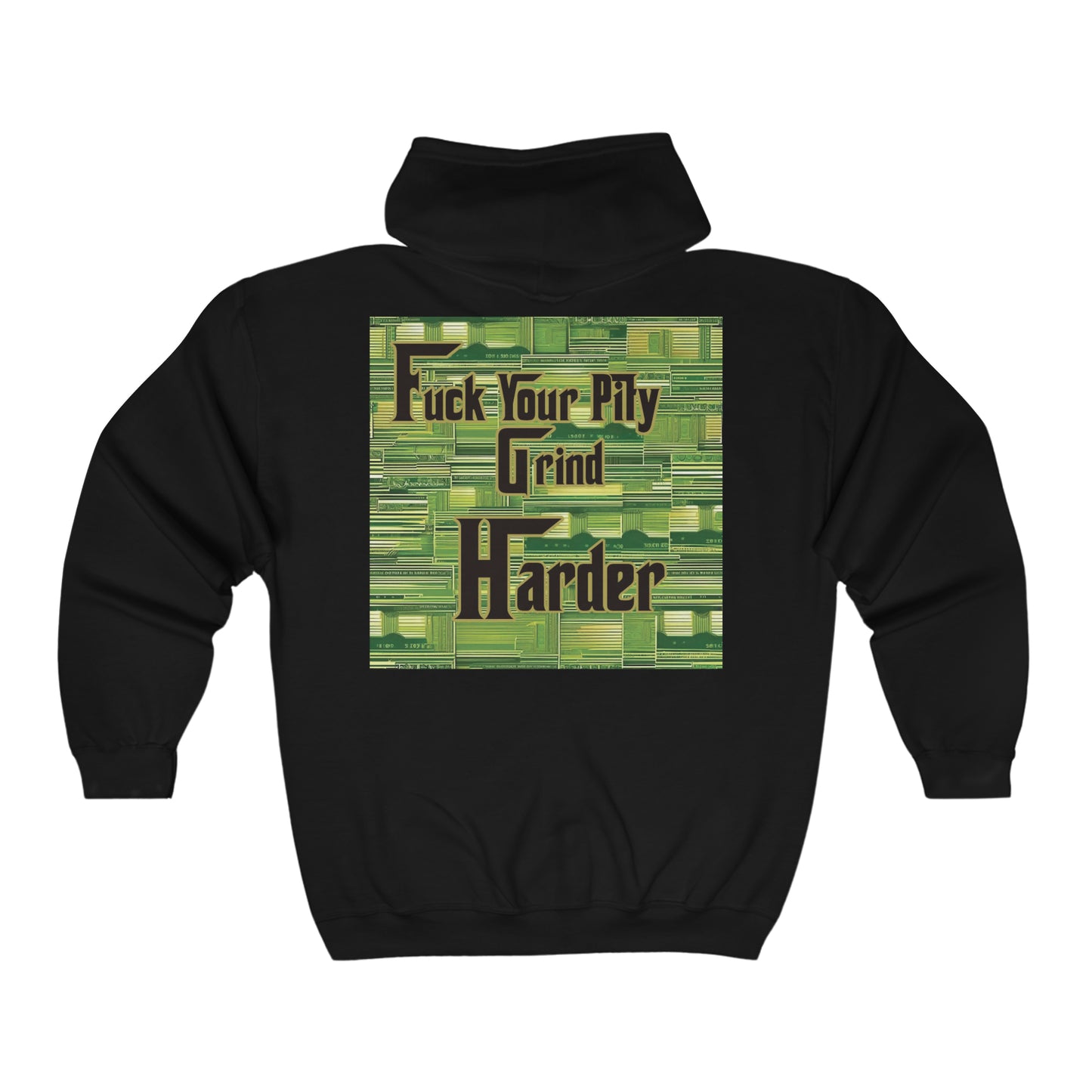 "Grind Harder" Full Zip Hoodie