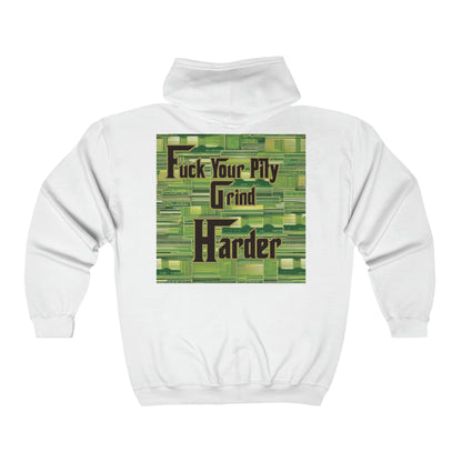 "Grind Harder" Full Zip Hoodie