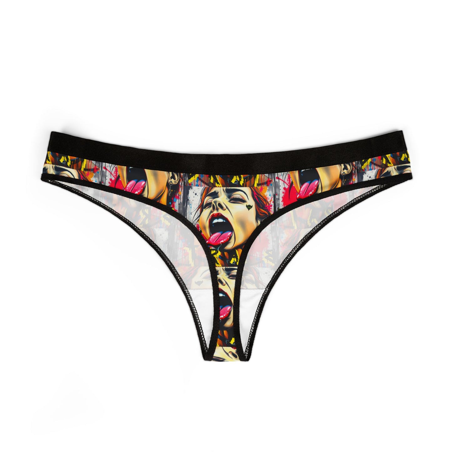 "Brat" Bold Graphic Women's Thongs - Express Your Style