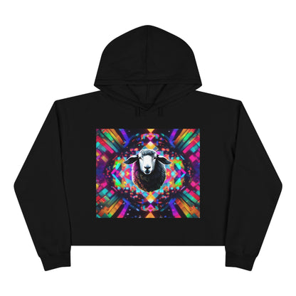 Women's "Black Sheep of the Family" Crop Hoodie