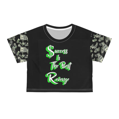 Women's "Success is the best Revenge" Crop T-Shirt