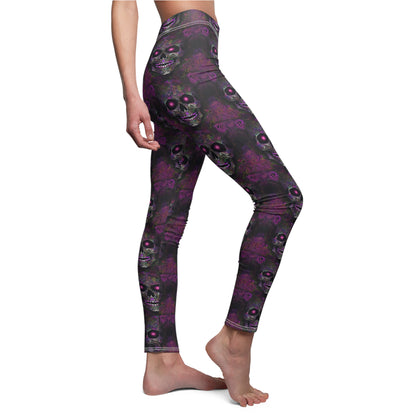 Women's "Trippy Skull" Leggings