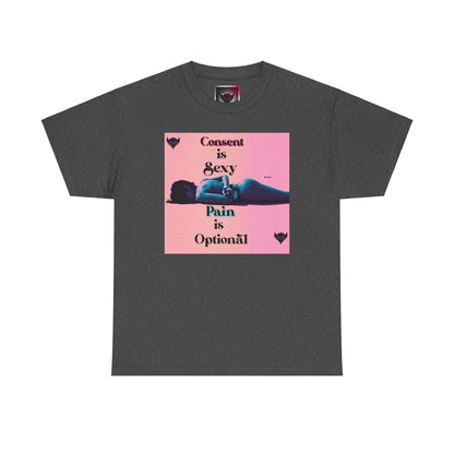 Unisex Heavy Cotton Tee - 'Consent is Sexy' Graphic Tee for Empowerment