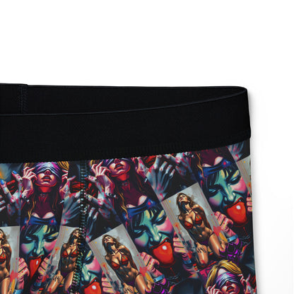 "Ungodly Kinks" Vibrant Graphic Men's Boxers - Colorful Style for Everyday Comfort