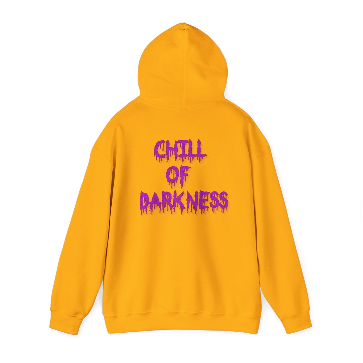 Chill of Darkness Hoodie - Unisex Heavy Blend™ Sweatshirt with Demon Design