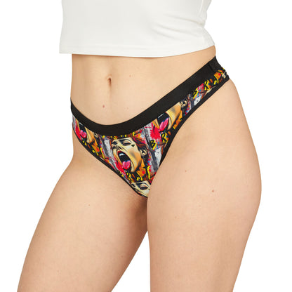 "Brat" Bold Graphic Women's Thongs - Express Your Style