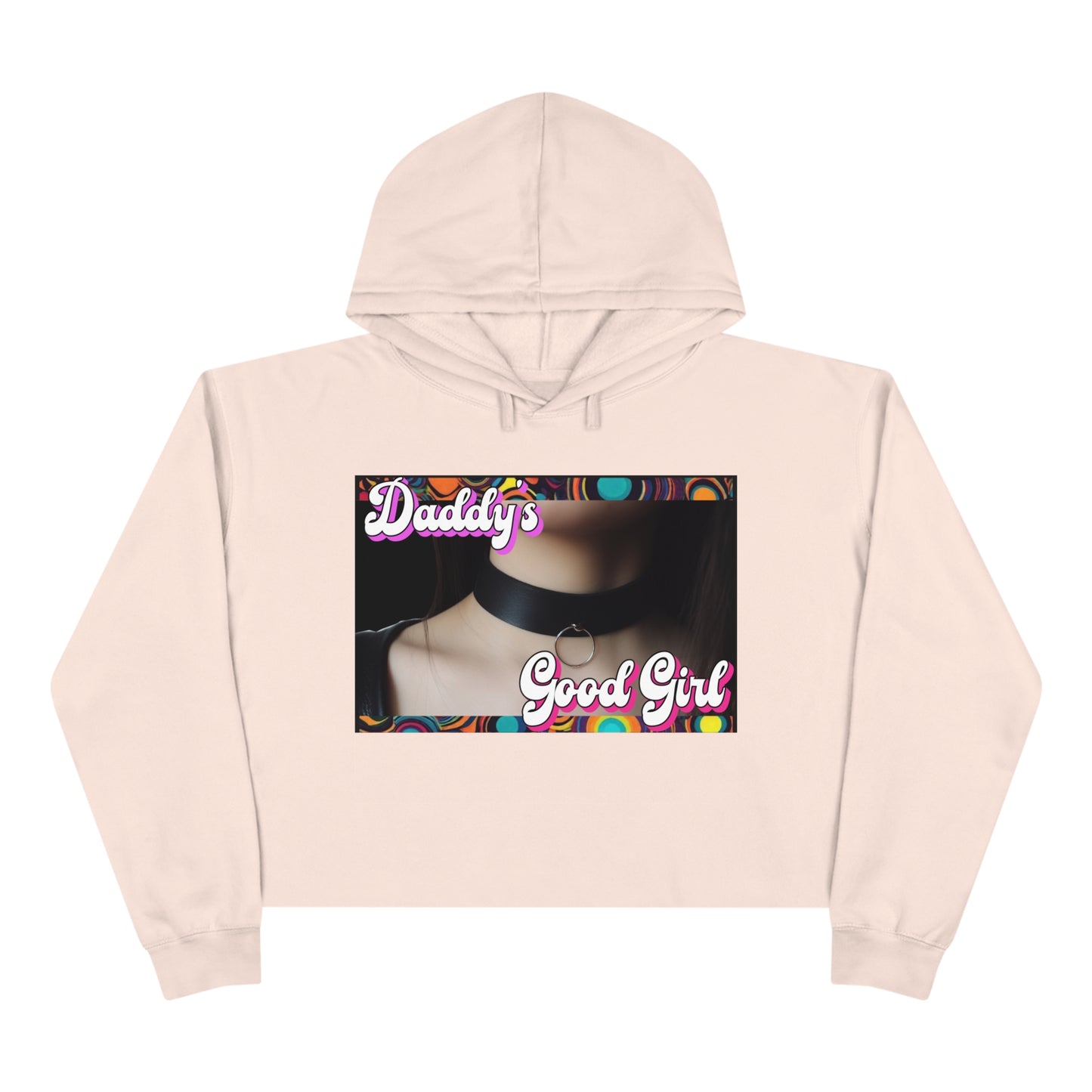 Women's "Daddy's Good Girl" Crop Hoodie